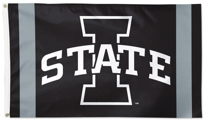 Iowa State Cyclones Flag 3x5 Black White heartlandflags