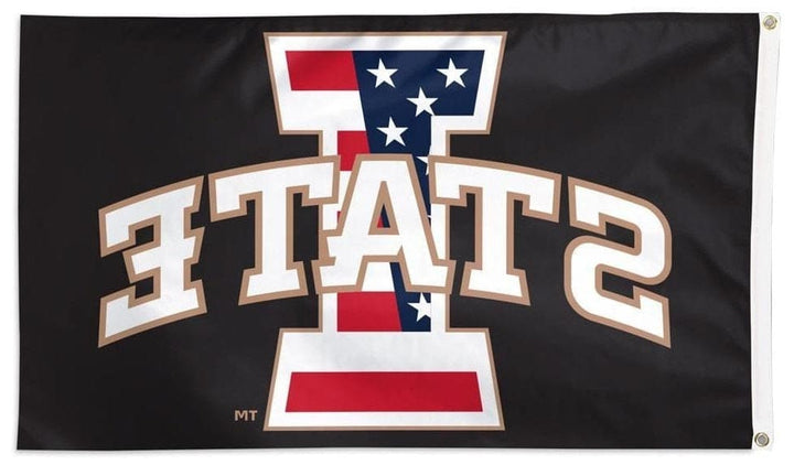 Iowa State Cyclones Flag 3x5 Patriotic Logo heartlandflags