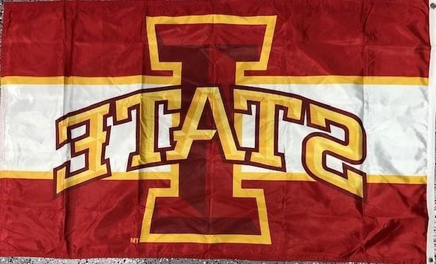 Iowa State Cyclones Flag 3x5 Striped heartlandflags