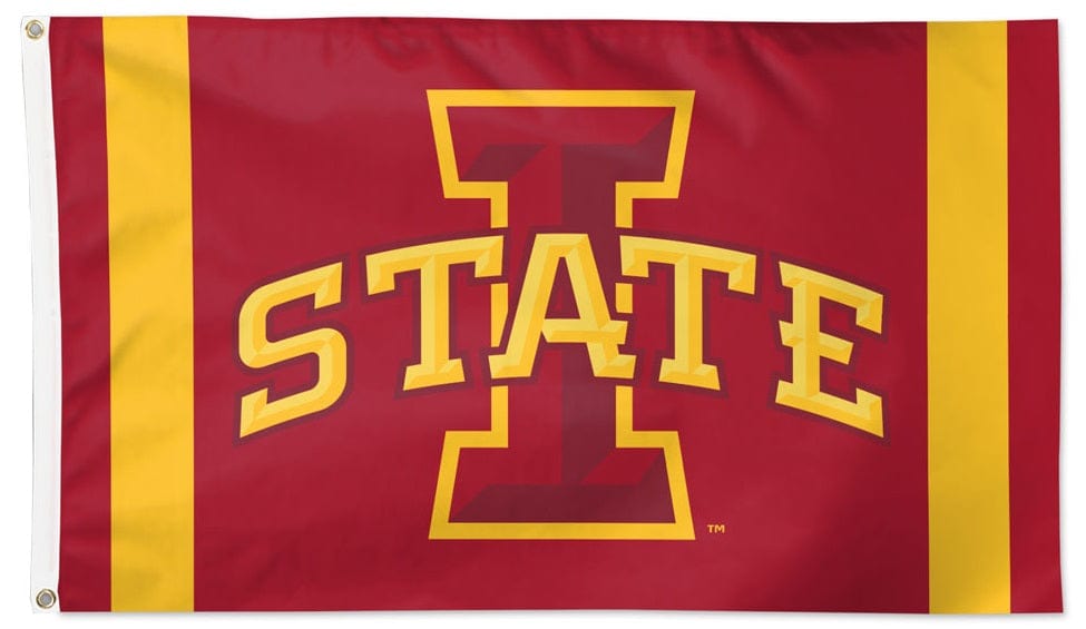 Iowa State Cyclones Flag 3x5 Vertical Stripes heartlandflags