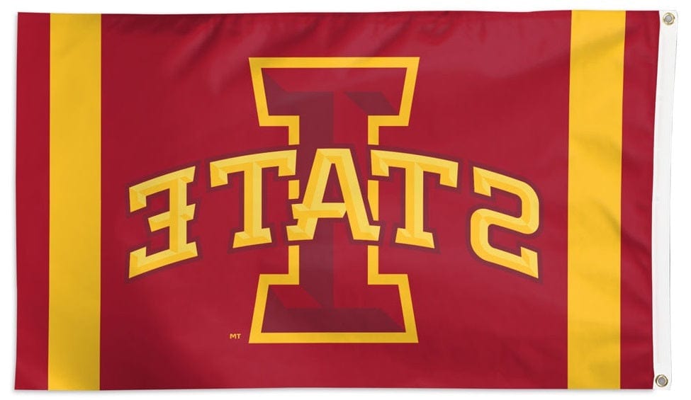 Iowa State Cyclones Flag 3x5 Vertical Stripes heartlandflags