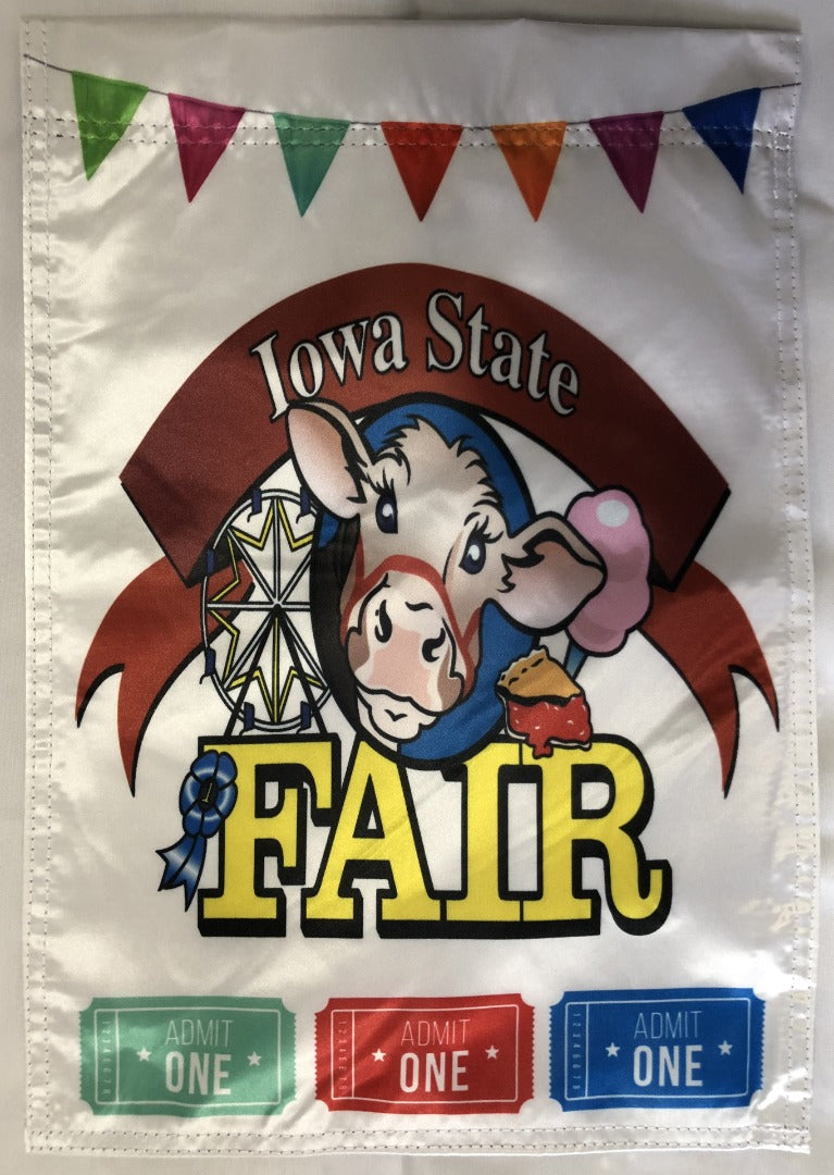 Iowa State Fair Banner 2 Sided heartlandflags