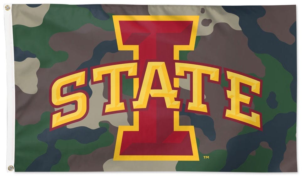 Iowa State Flag 3x5 Camouflage Military heartlandflags