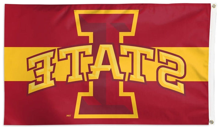 Iowa State Flag 3x5 Horizontal Stripe Cardinal Gold heartlandflags