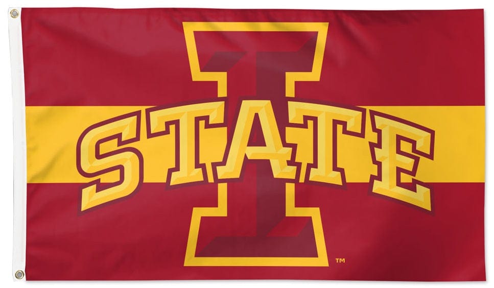 Iowa State Flag 3x5 Horizontal Stripe Cardinal Gold heartlandflags