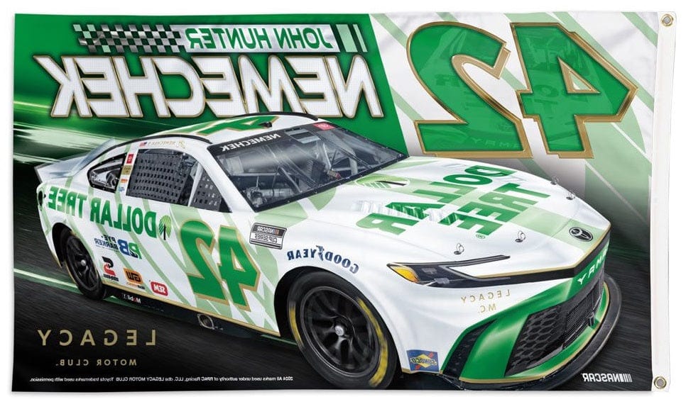 JH Nemechek Flag 3x5 Dollar Tree Race Car 2024 heartlandflags