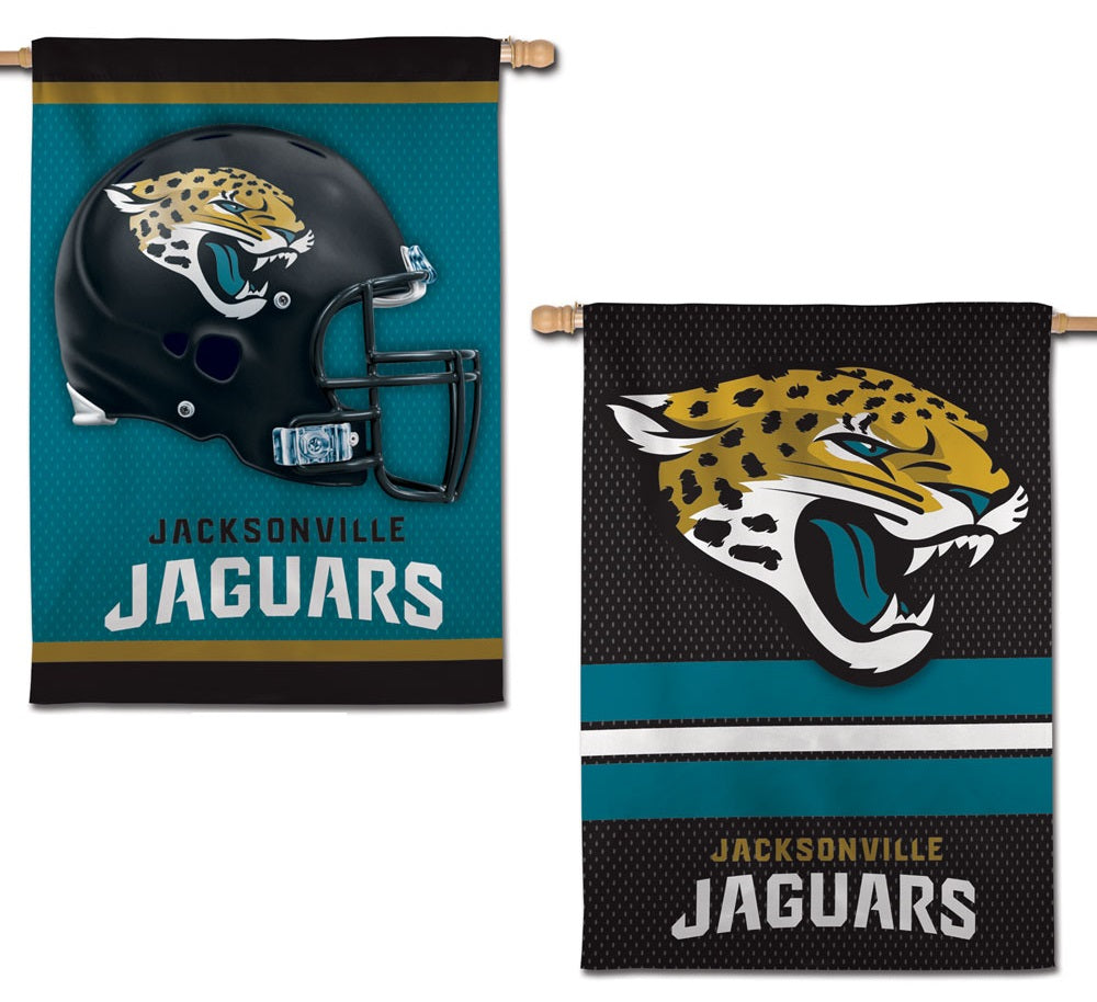 Jacksonville Jaguars Banner 2 Sided House Flag heartlandflags