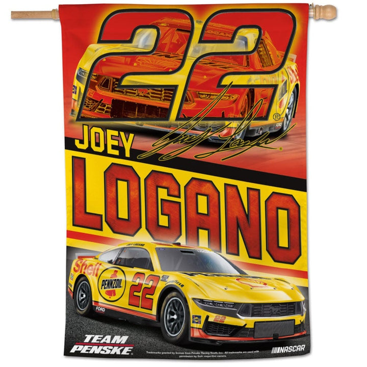 Joey Logano Banner 2024 House Flag heartlandflags