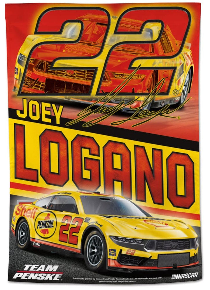 Joey Logano Banner 2024 House Flag heartlandflags