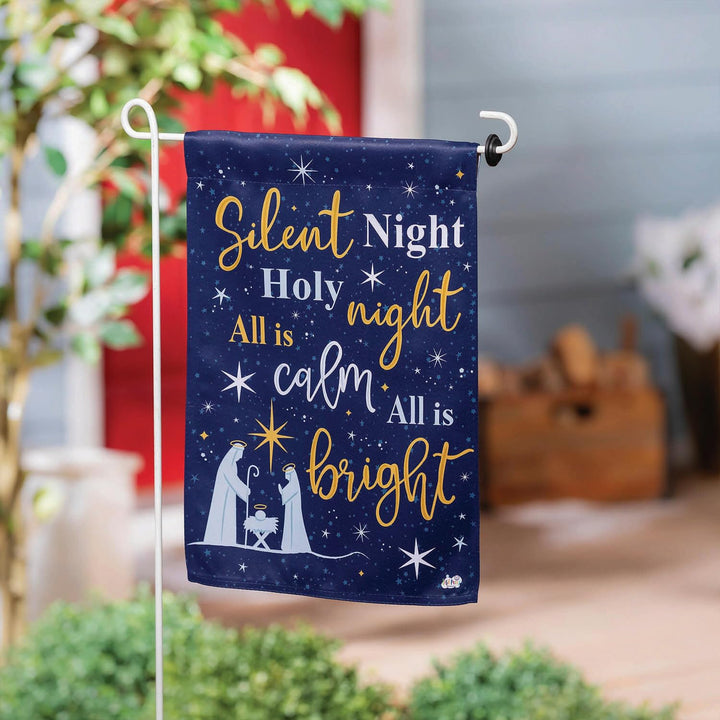 Joy to the World Christmas Garden Flag 2 Sided heartlandflags