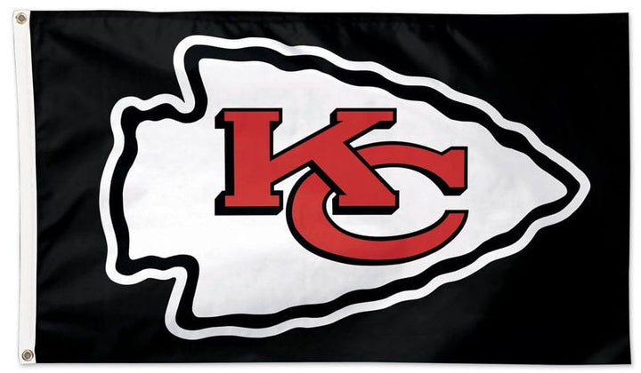 Kansas City Chiefs Flag 3x5 Black heartlandflags