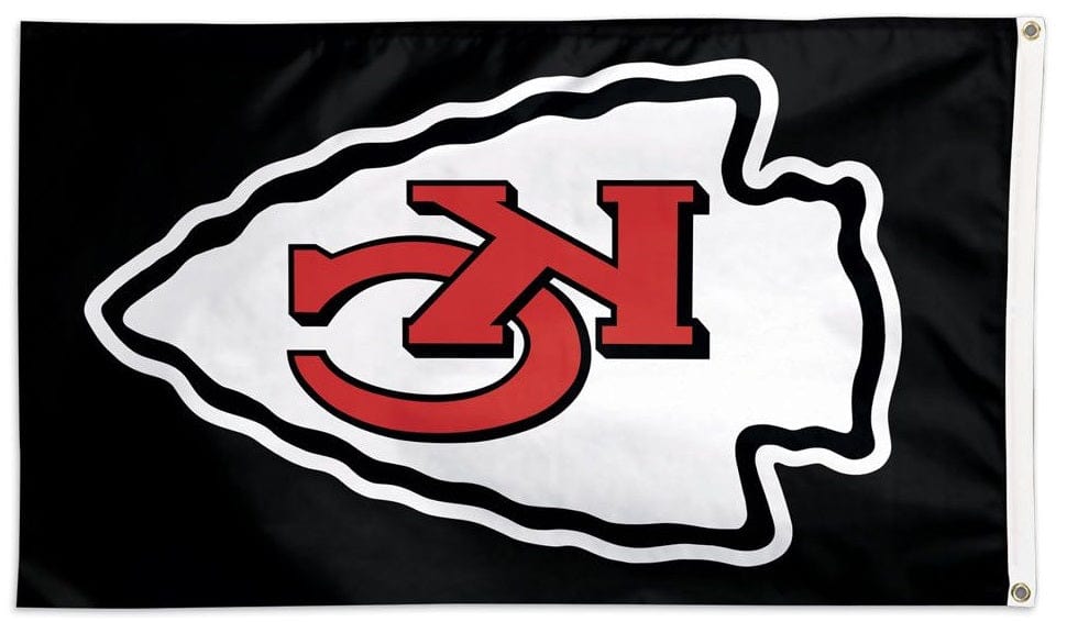 Kansas City Chiefs Flag 3x5 Black heartlandflags