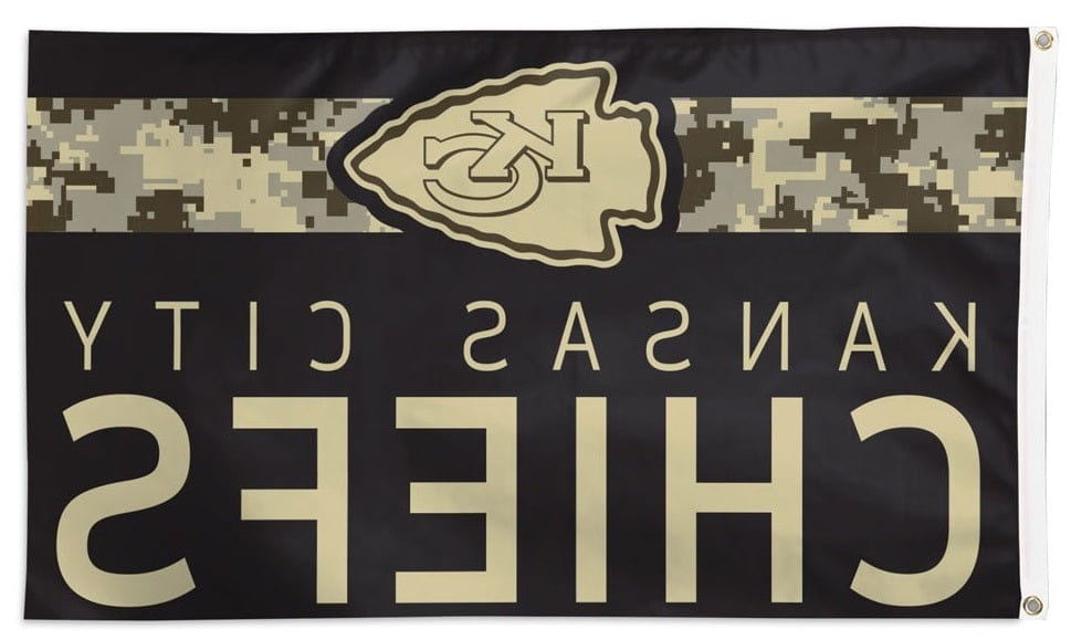 Kansas City Chiefs Flag 3x5 Digi Camouflage heartlandflags