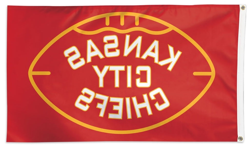 Kansas City Chiefs Flag 3x5 Football Logo heartlandflags