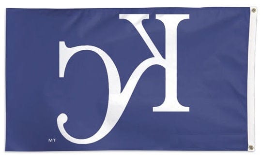 Kansas City Royals Flag Blue KC 3x5 heartlandflags