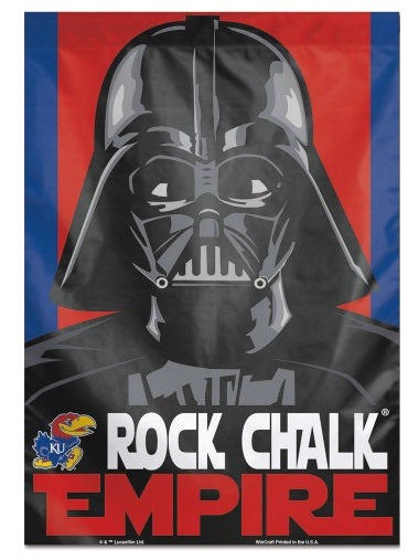 Kansas Jayhawks Flag Star Wars Rock Chalk Empire heartlandflags