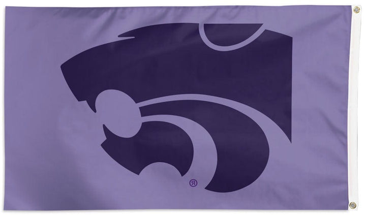 Kansas State Flag 3x5 Logo Lavender heartlandflags