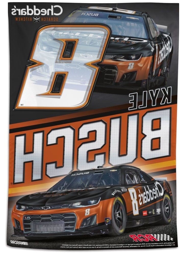 Kyle Busch Banner 2024 House Flag heartlandflags