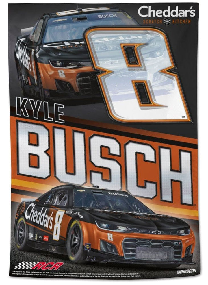 Kyle Busch Banner 2024 House Flag heartlandflags