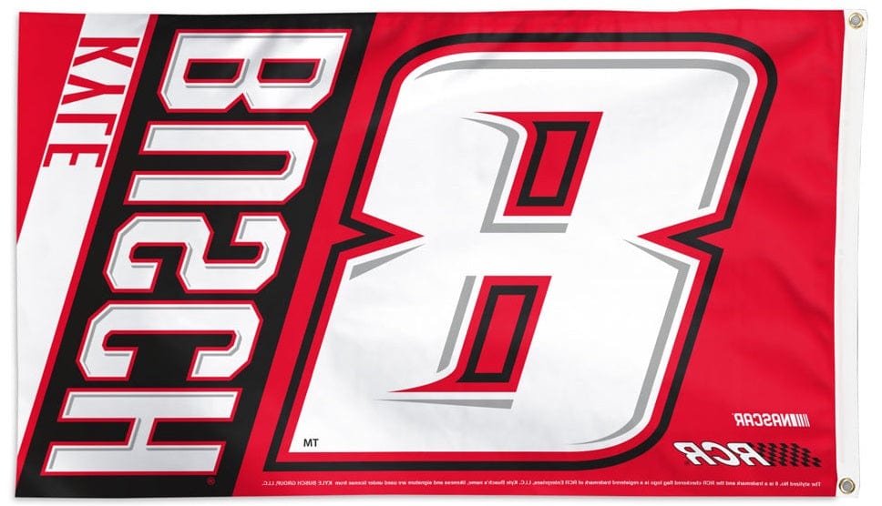 Kyle Busch Flag 3x5 Number 8 Race Car heartlandflags