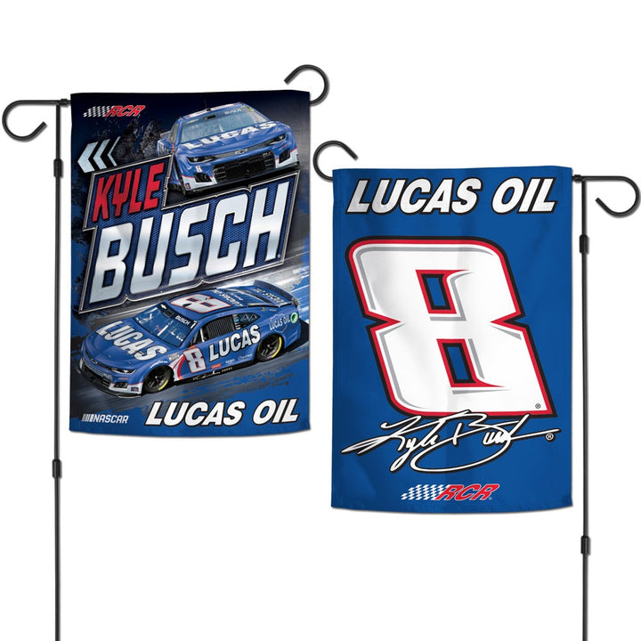 Kyle Busch Garden Flag 2 Sided 2025 heartlandflags