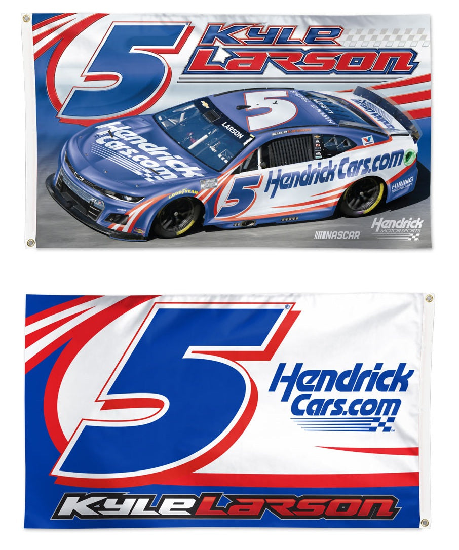 Kyle Larson 3x5 Flag 2 Sided 2025 heartlandflags