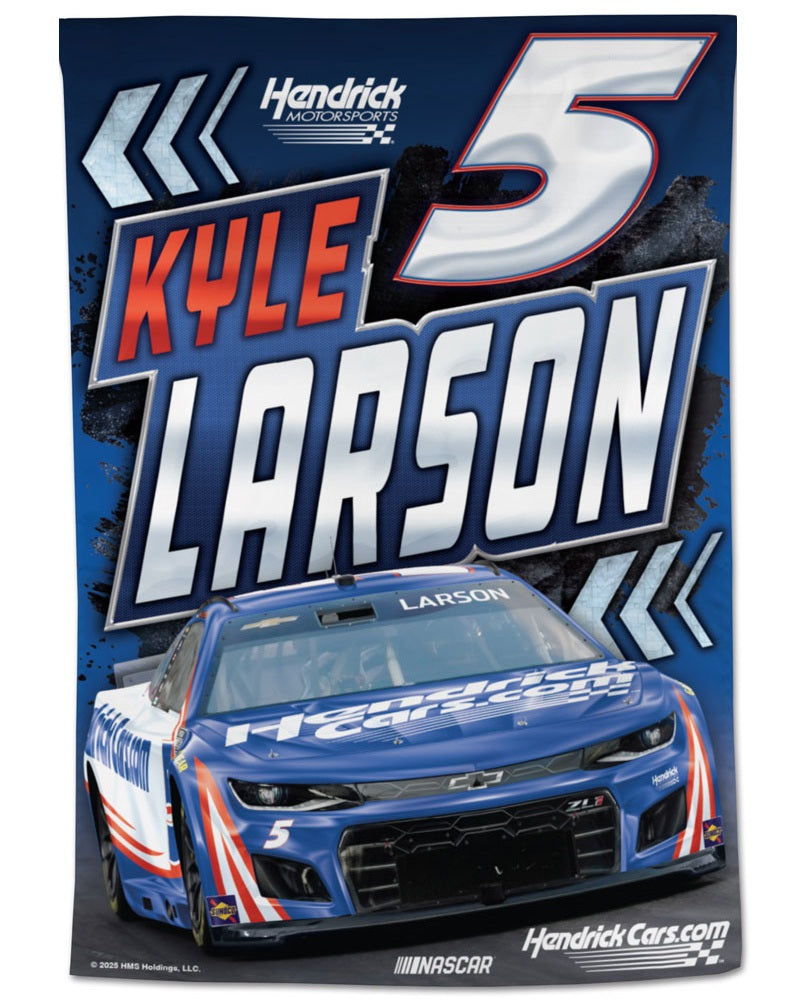 Kyle Larson Banner Vertical Flag 2025 heartlandflags