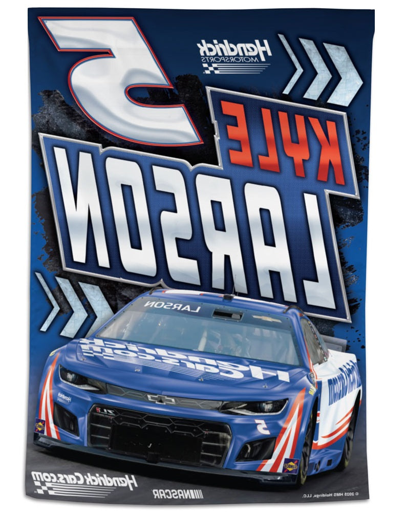 Kyle Larson Banner Vertical Flag 2025 heartlandflags