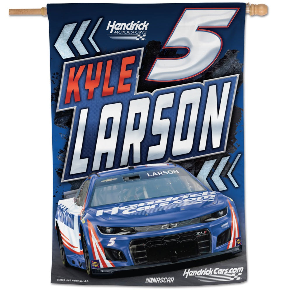 Kyle Larson Banner Vertical Flag 2025 heartlandflags