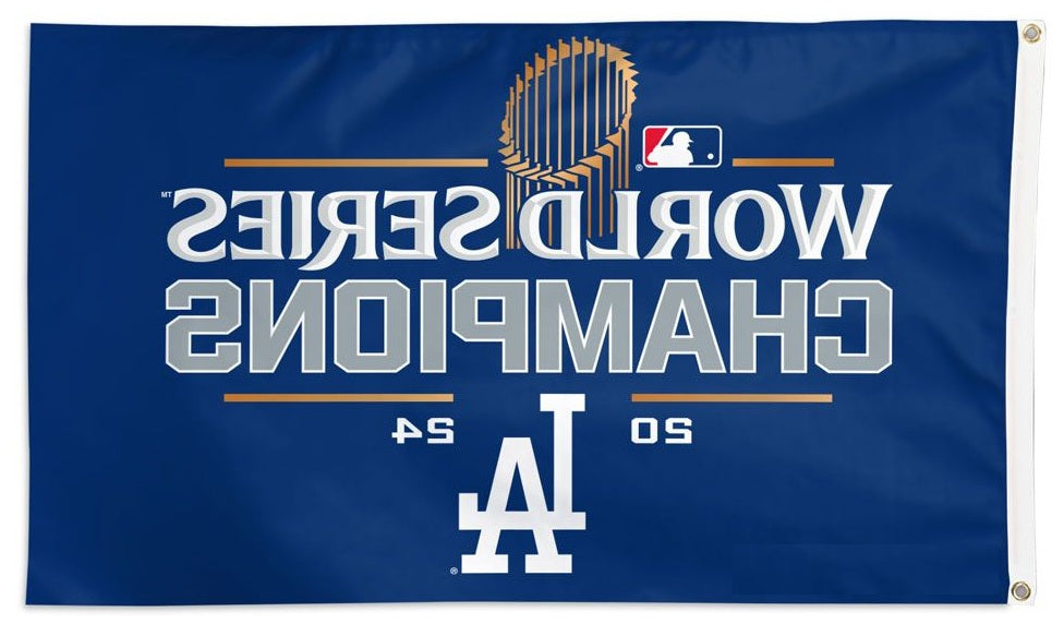 LA Dodgers 2024 World Series Champions Flag 3x5 heartlandflags