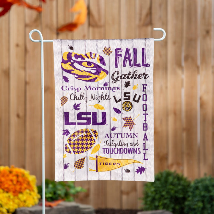 LSU Tigers Fall Garden Flag 2 Sided heartlandflags