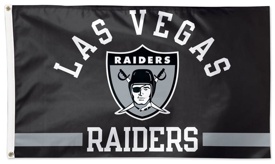 Las Vegas Raiders Flag 3x5 Classic Logo heartlandflags