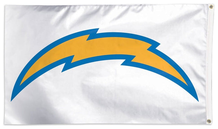 Los Angeles Chargers Flag 3x5 Logo White heartlandflags