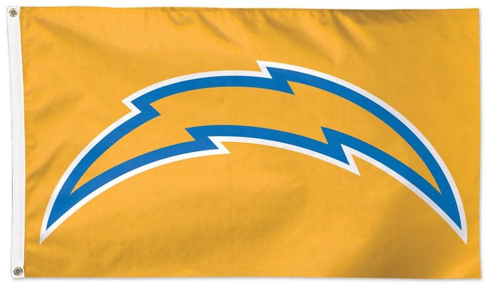 Los Angeles Chargers Flag 3x5 Logo on Yellow heartlandflags