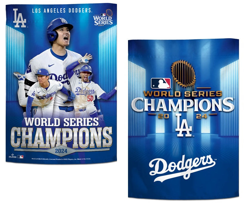 Los Angeles Dodgers 2024 World Series Champions Garden Flag heartlandflags