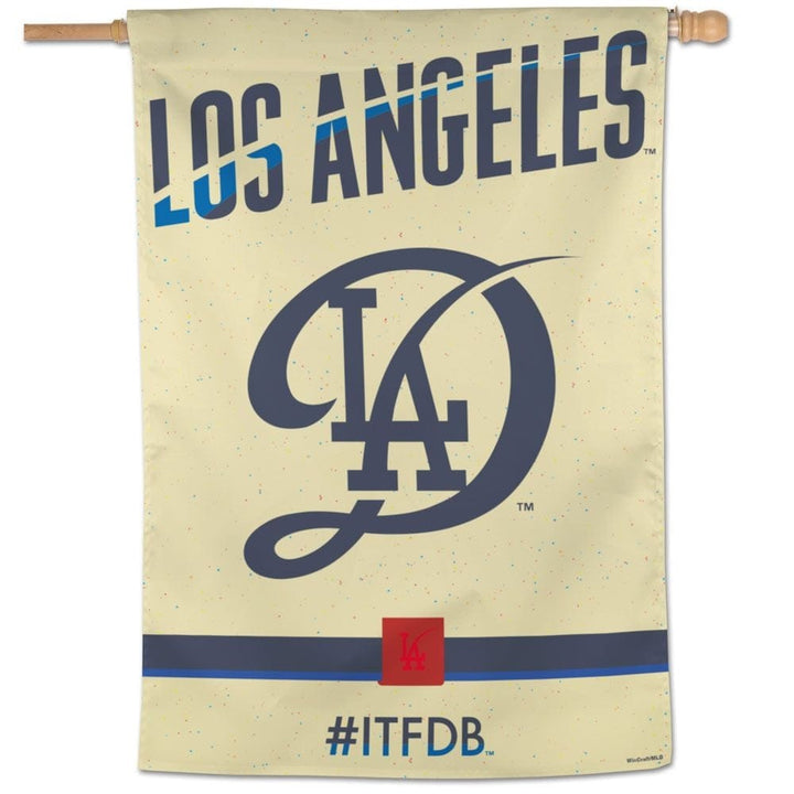 Los Angeles Dodgers Banner City Connect Flag heartlandflags