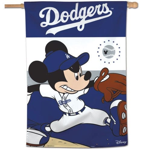 Los Angeles Dodgers Banner Disney Mickey Mouse House Flag heartlandflags