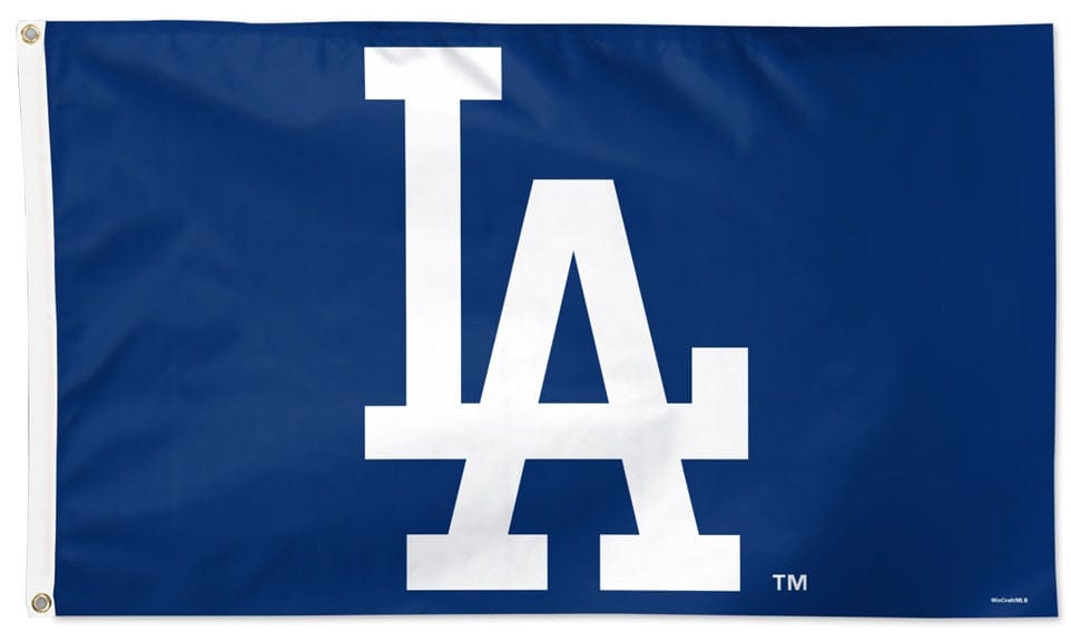 Los Angeles Dodgers Flag 3x5 LA Logo heartlandflags