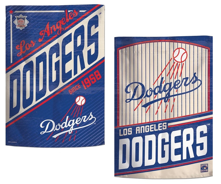 Los Angeles Dodgers Garden Flag 2 Sided Pinstripe Vintage Brooklyn heartlandflags