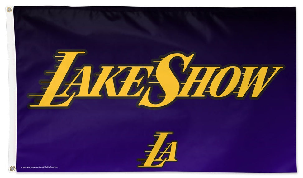 Los Angeles Lakers City Edition Flag 3x5 Lake Show heartlandflags