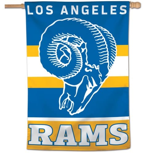 Los Angeles Rams Banner Classic Logo House Flag heartlandflags