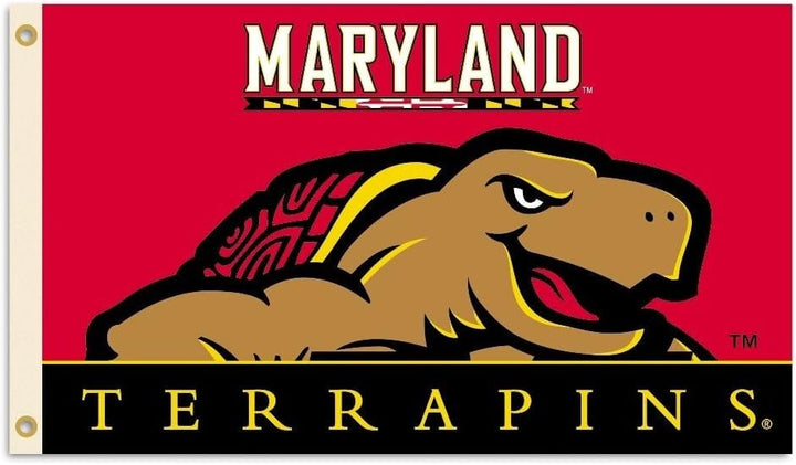 Maryland Terrapins Flag 3x5 Logo heartlandflags