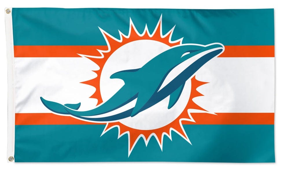 Miami Dolphins Flag 3x5 Home Stripe heartlandflags