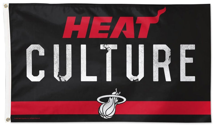 Miami Heat Flag 3x5 City Logo 2023 heartlandflags