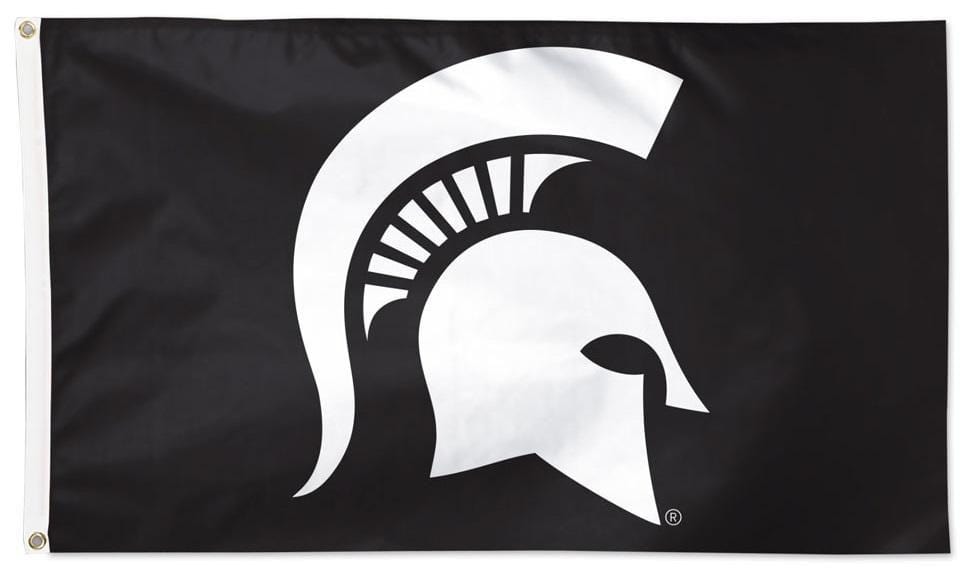 Michigan State Flag 3x5 Logo Black 2 Sided or Single Sided heartlandflags