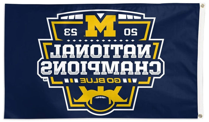 Michigan Wolverines Flag 3x5 2023 Football Champions heartlandflags