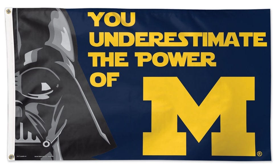 Michigan Wolverines Flag 3x5 Star Wars Underestimate heartlandflags