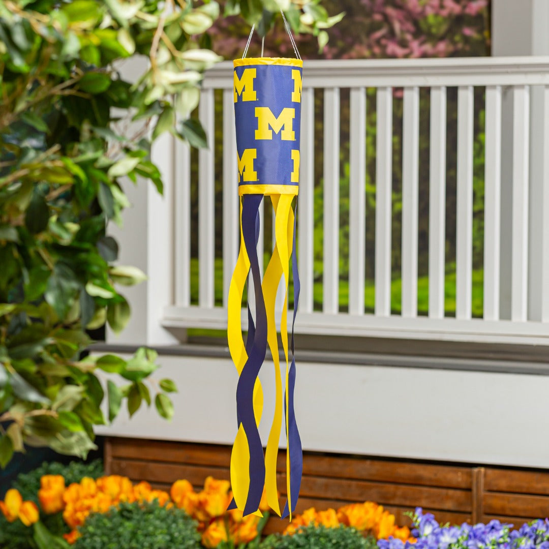 Michigan Wolverines Windsock 60 Inches Long heartlandflags