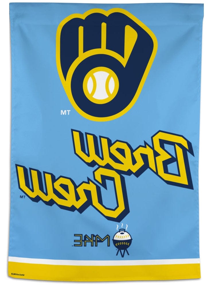 Milwaukee Brewers Banner City Connect Flag Brew Crew heartlandflags