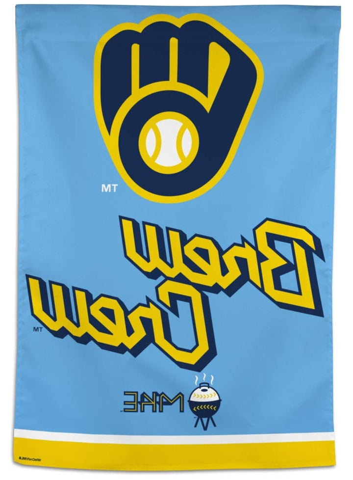 Milwaukee Brewers Banner City Connect Flag Brew Crew heartlandflags